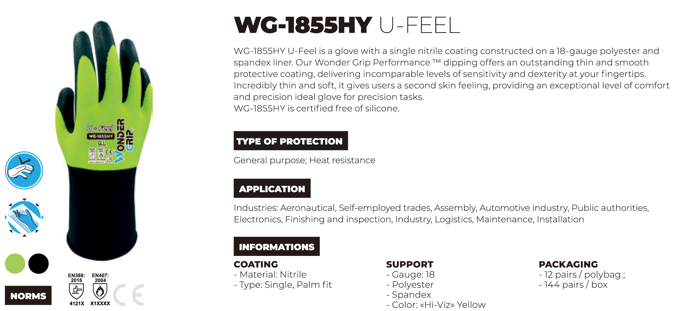 GLOVE - WG-1855HY